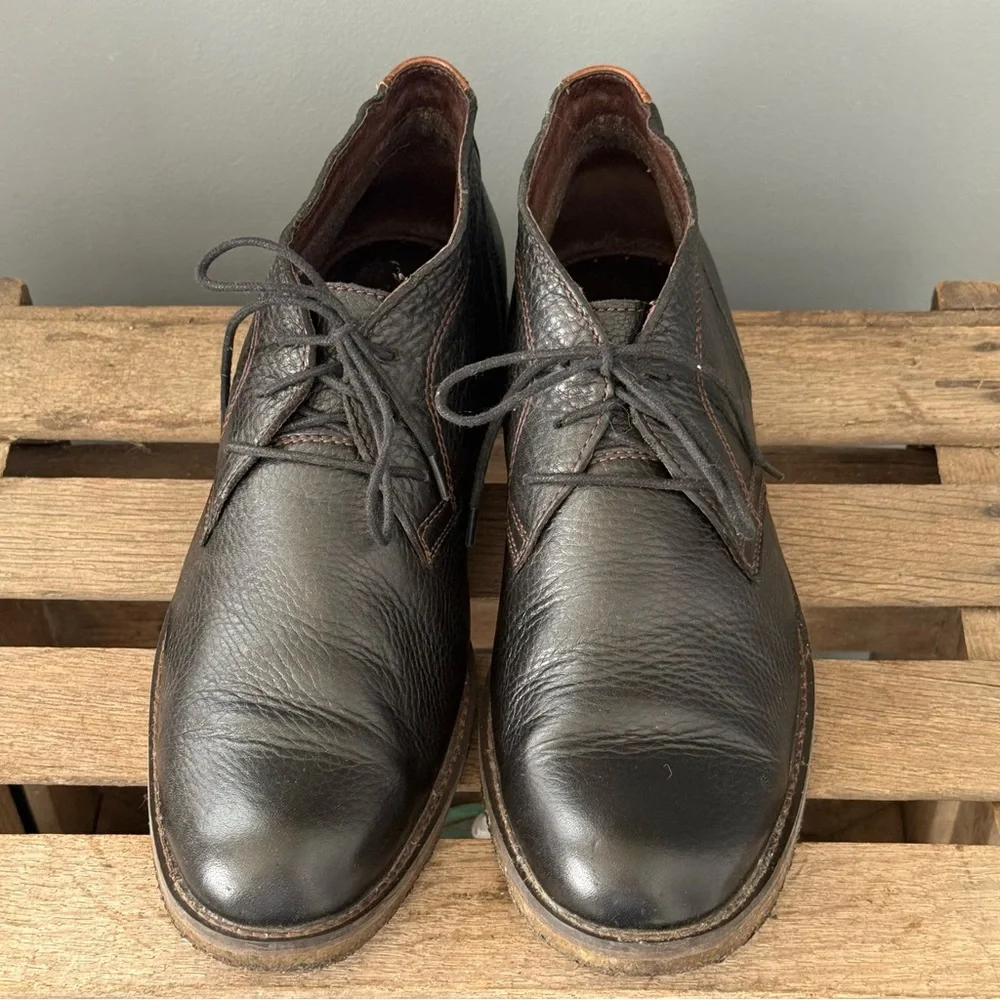 Johnston & Murphy mens chukka boots sz 9.5 leather A28‎